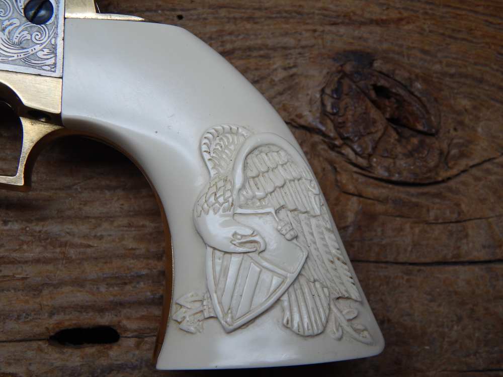 Armi San Marco 1851 Navy .36 Wild Bill Hickok tribute pistol Cased/extras-img-9