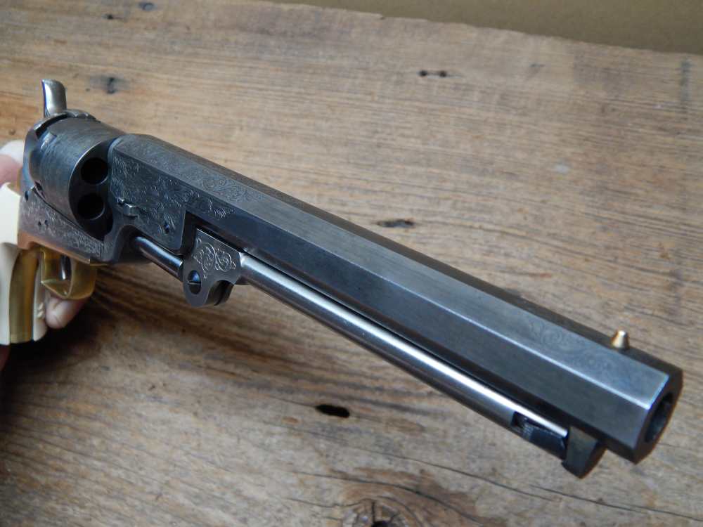 Armi San Marco 1851 Navy .36 Wild Bill Hickok tribute pistol Cased/extras-img-8