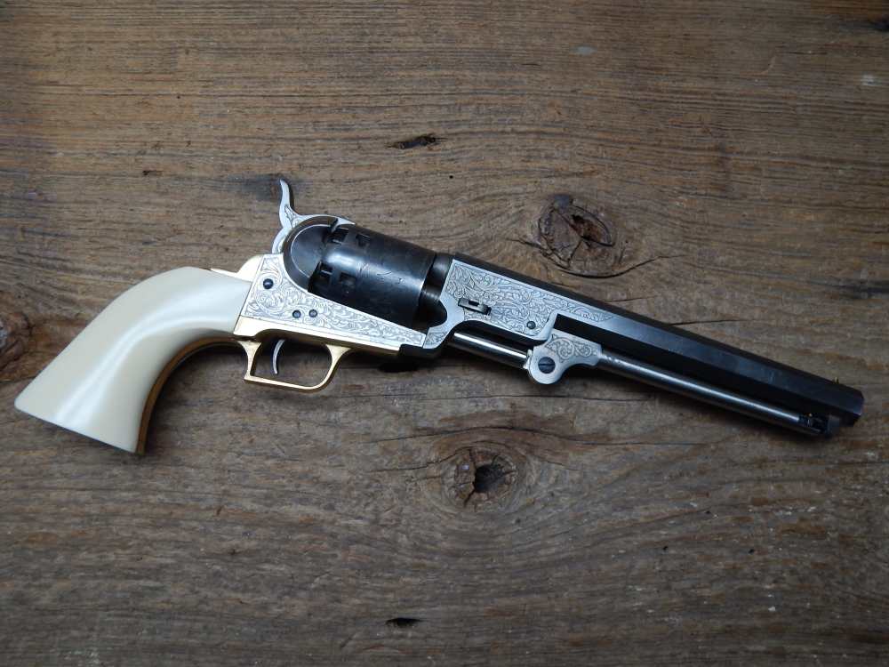Armi San Marco 1851 Navy .36 Wild Bill Hickok tribute pistol Cased/extras-img-3