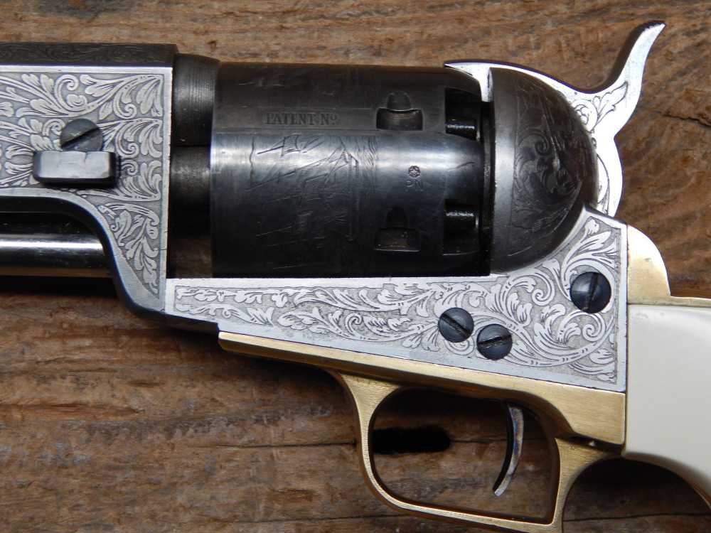 Armi San Marco 1851 Navy .36 Wild Bill Hickok tribute pistol Cased/extras-img-5