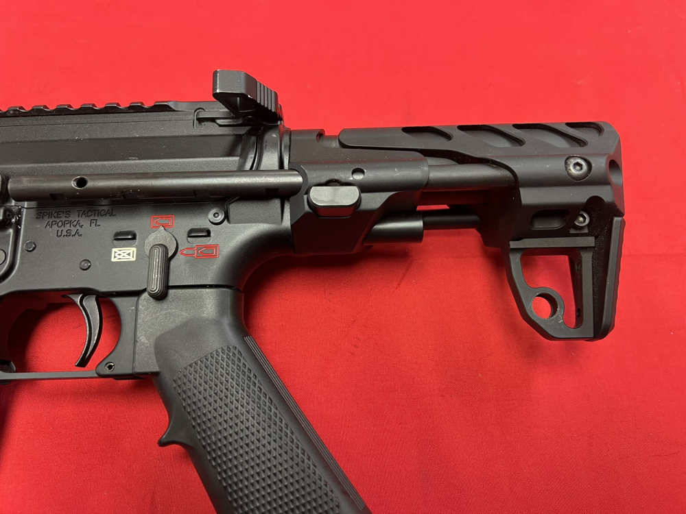 Spike's Tactical ST-15 AR-15 5.56mm 14.5 pinned & welded Surefire Warcomp-img-13