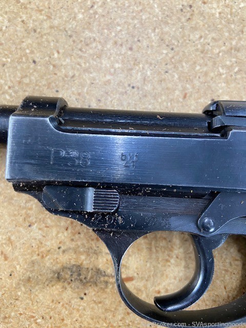 German WWII Mauser P38, BYF43, with Issued Holster!-img-20
