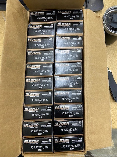 1000 Round Case of Blaser .45 ACP!-img-0