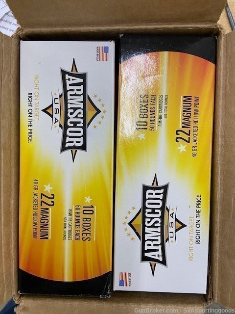 Armscor .22WMR, 2000 Round Case!-img-0