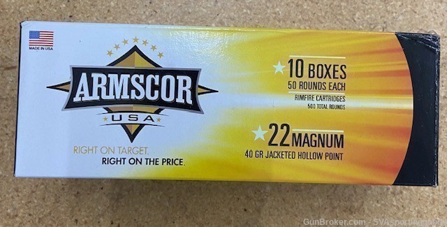 Armscor .22WMR, 2000 Round Case!-img-1