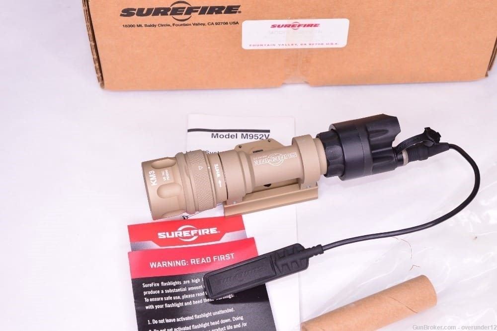 NEW Surefire M952-V AR15 Tactical Flashlight with KM3 Vampire LED IR Head -img-14