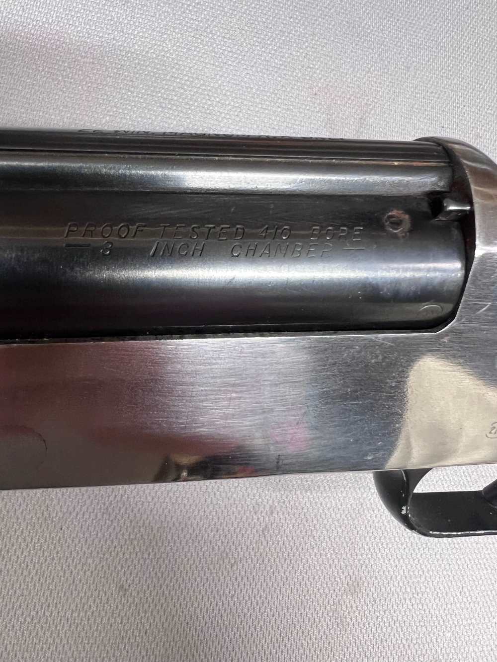 Savage 24B combo 22 WMR / 410 Bore 24" blued barrels / wood stock-img-37