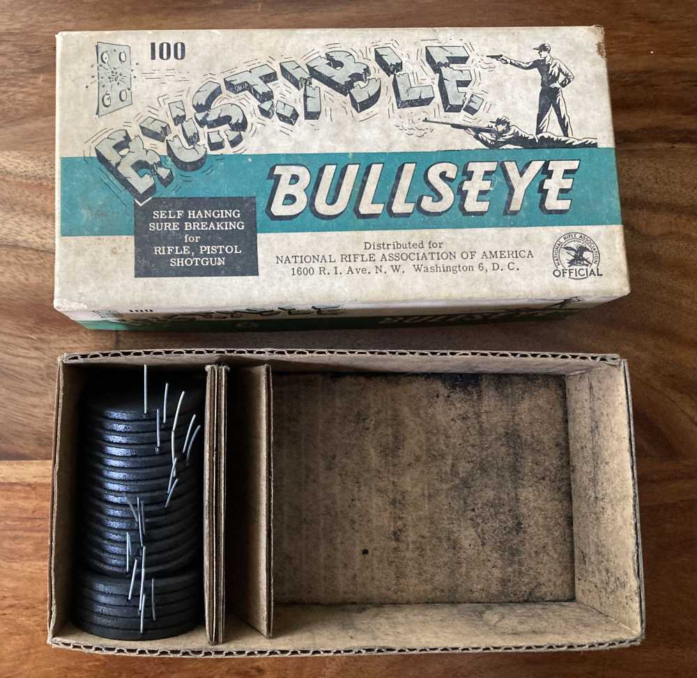 NRA Bustible Bullseye Targets 1960's Self Hanging-img-4