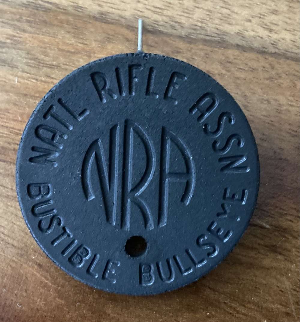 NRA Bustible Bullseye Targets 1960's Self Hanging-img-3