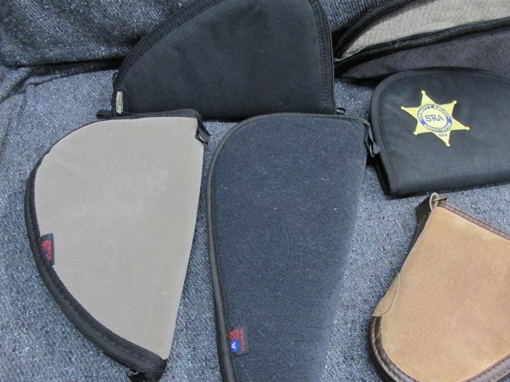 10-ZIPPER CASE PISTOL SLEEVES/CARRIERS FROM 6" TO 16" IN LENGTH-img-3