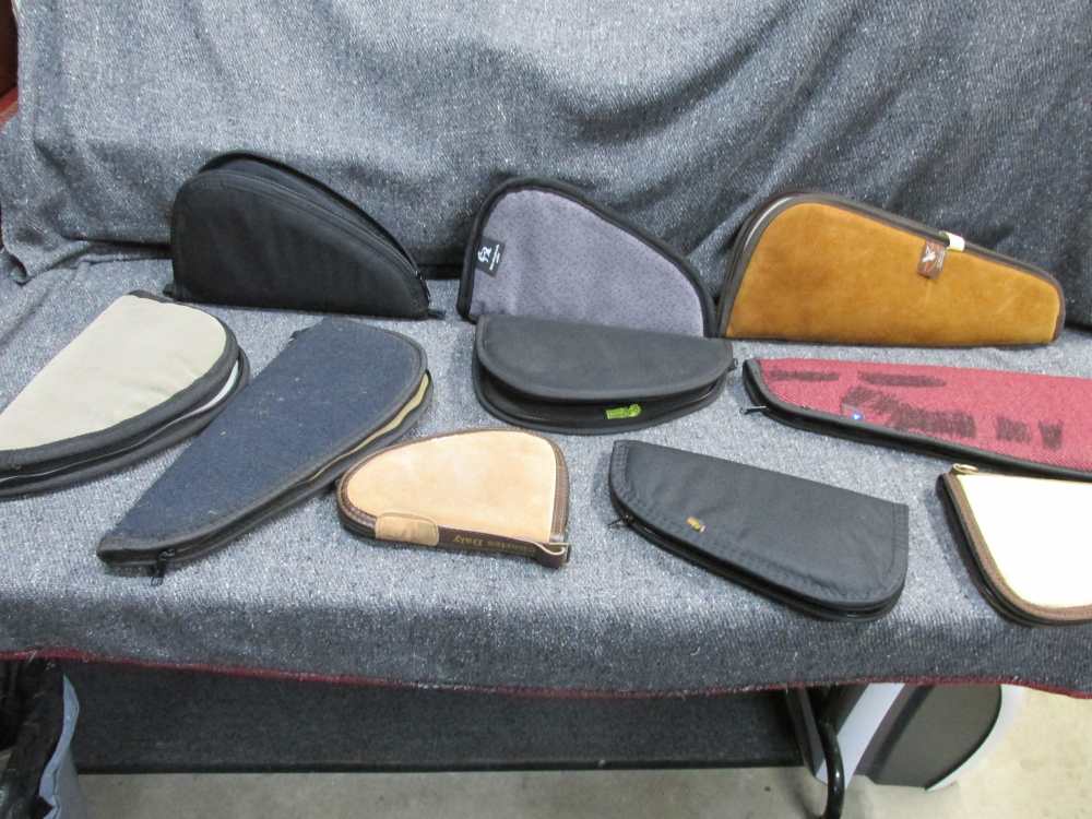 10-ZIPPER CASE PISTOL SLEEVES/CARRIERS FROM 6" TO 16" IN LENGTH-img-5