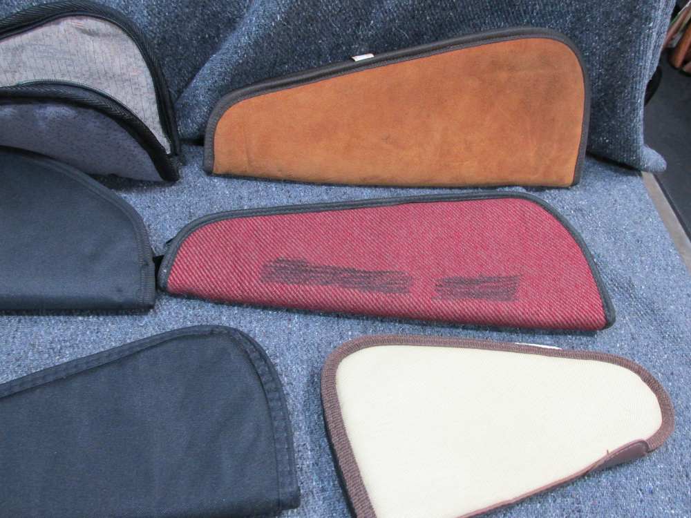 10-ZIPPER CASE PISTOL SLEEVES/CARRIERS FROM 6" TO 16" IN LENGTH-img-1