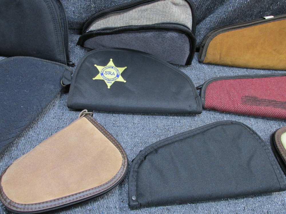 10-ZIPPER CASE PISTOL SLEEVES/CARRIERS FROM 6" TO 16" IN LENGTH-img-2