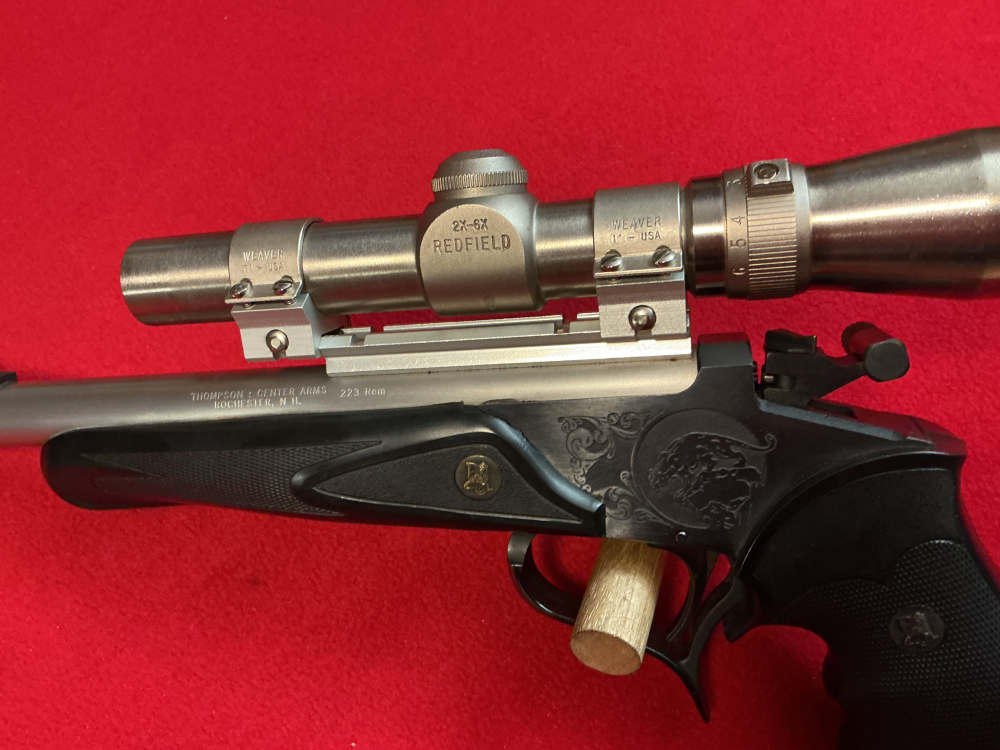 Thompson Contender 223 rem  ported 12” SS barrel-img-1