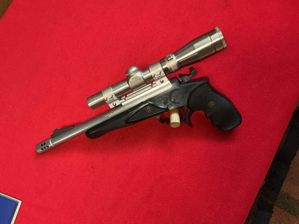 Thompson Contender 223 rem  ported 12” SS barrel-img-0