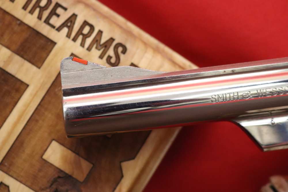 1969 Smith & Wesson 57 NO DASH ORIGINAL BRIGHT NICKEL S-Serial # 41 Magnum-img-1