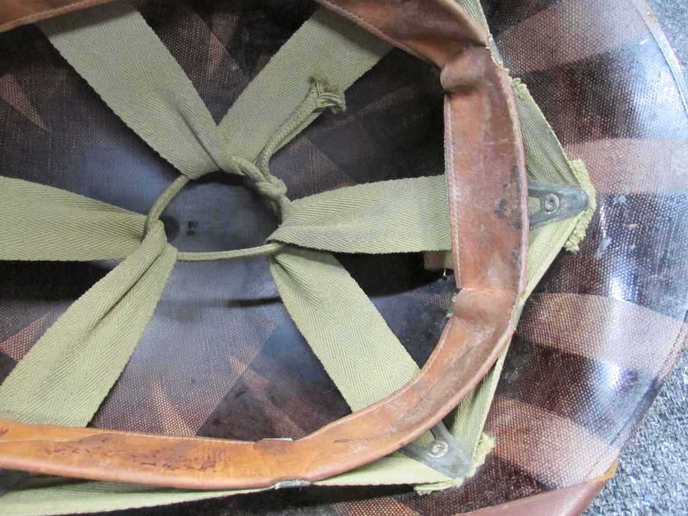 WWII USGI M1 HELMET LINER-10th MOUNTAIN DIVISION, NAMED TO LT.-img-11