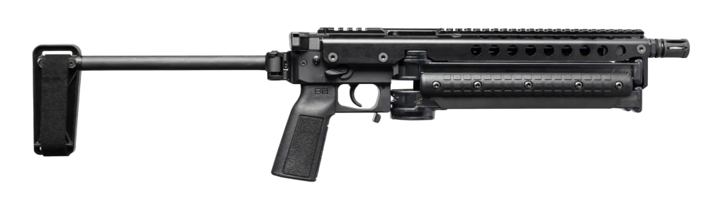 KelTec KP50 Braced Pistol 5.7x28mm KP50BLKB w/ 2- 50 Rd Mags 9.6" -img-0