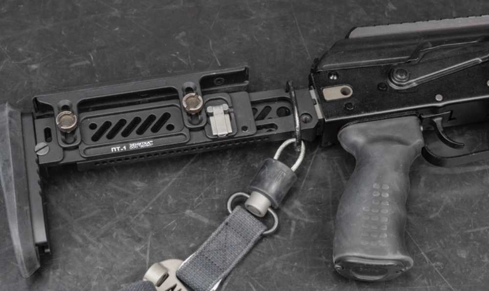 ZENITCO A-7 QD SLING MOUNT — PT-1 / PT-1S STOCK — BLACK-img-2