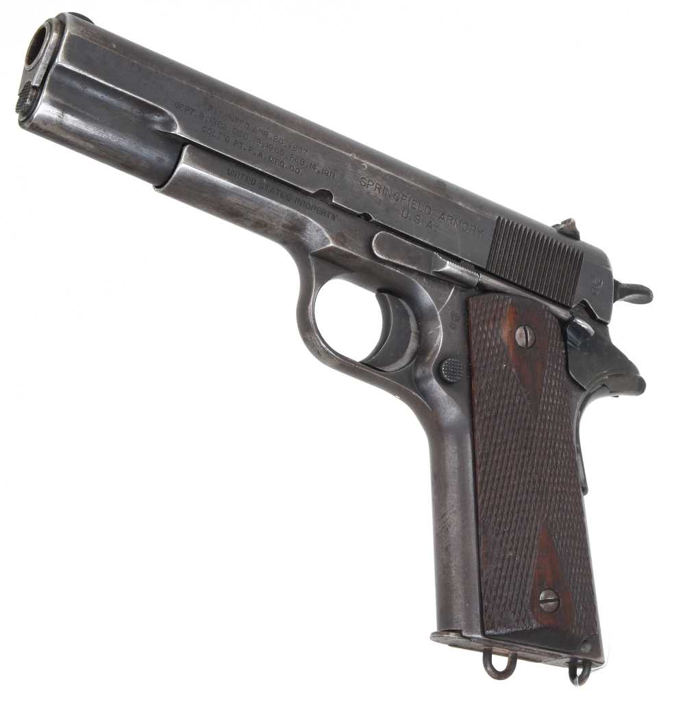 Scarce Springfield Armory 1911 Pre-WWI .45acp made in 1914 1st Prod Block -img-1