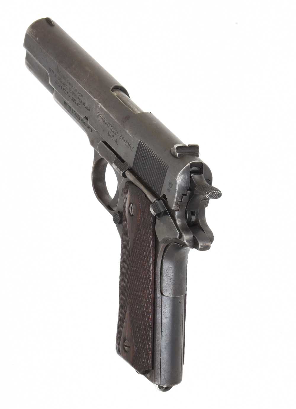Scarce Springfield Armory 1911 Pre-WWI .45acp made in 1914 1st Prod Block -img-19