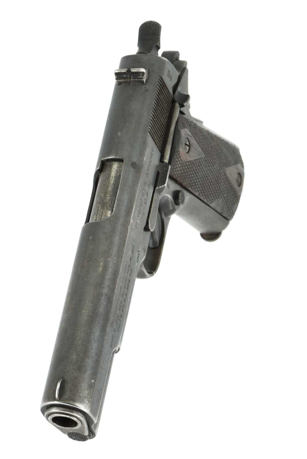 Scarce Springfield Armory 1911 Pre-WWI .45acp made in 1914 1st Prod Block -img-24