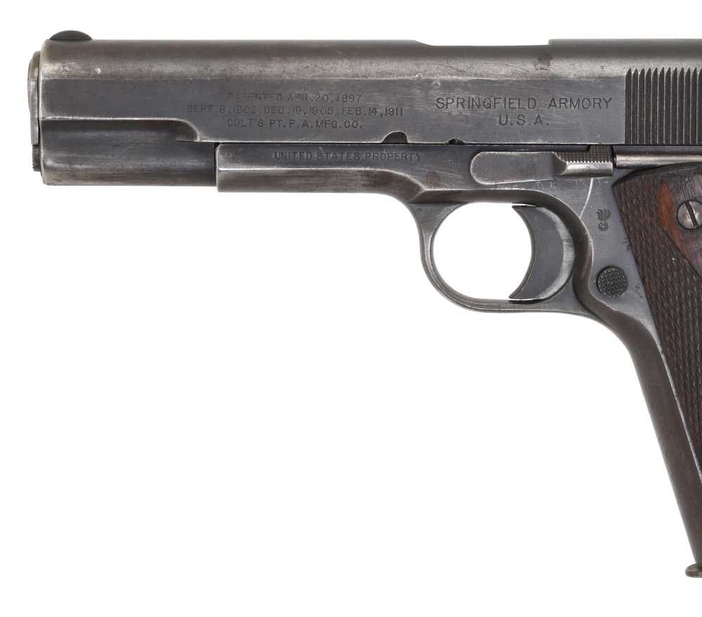 Scarce Springfield Armory 1911 Pre-WWI .45acp made in 1914 1st Prod Block -img-12