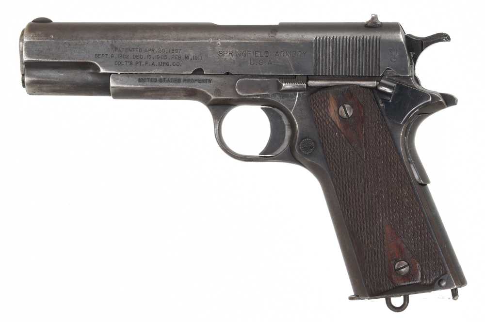 Scarce Springfield Armory 1911 Pre-WWI .45acp made in 1914 1st Prod Block -img-20