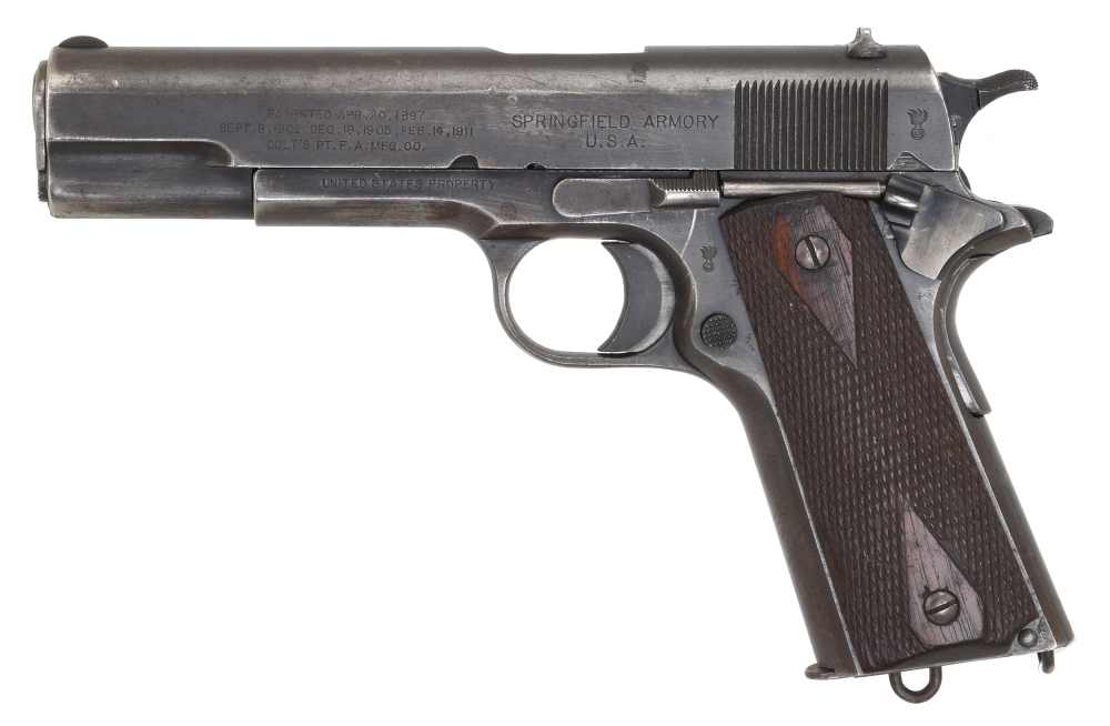 Scarce Springfield Armory 1911 Pre-WWI .45acp made in 1914 1st Prod Block -img-11