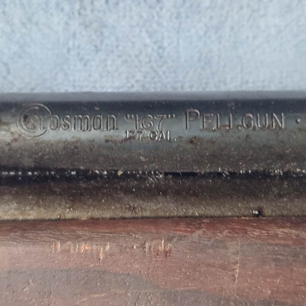 CROSMAN MODEL " 167 " PELLGUN SINGLE SHOT BOLT ACTION RIFLE .177 CAL.-img-2