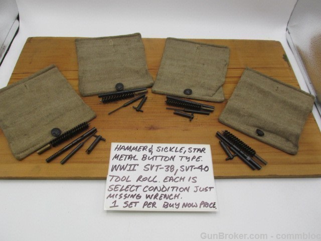 russian svt-38 svt-40 tokarev hammer & sickle tool roll svt38 svt40-img-0