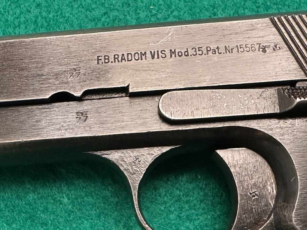 Radom VIS German WWII Occupation Production Very Fine Original! -img-2