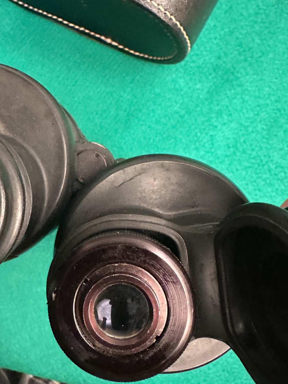 German WWII Kriegsmarine U-Boat Armored Binoculars 7x50 with Eagle M Case-img-10