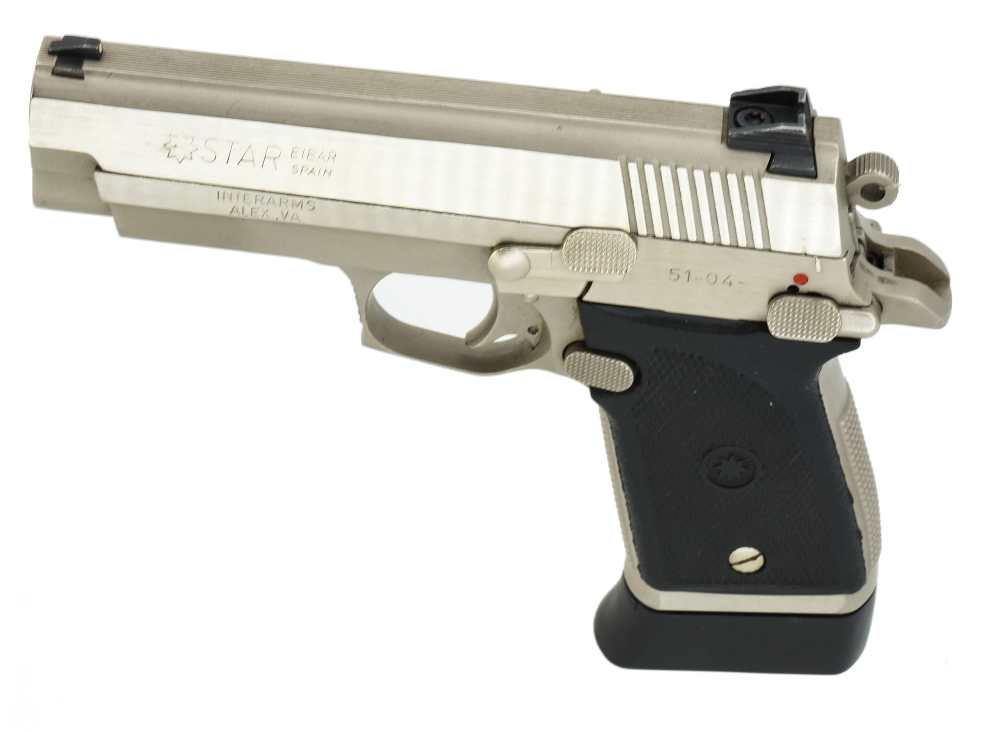 Excellent STAR Firestar M45 .45acp FireStar Nickel Finish Compact pistol -img-3