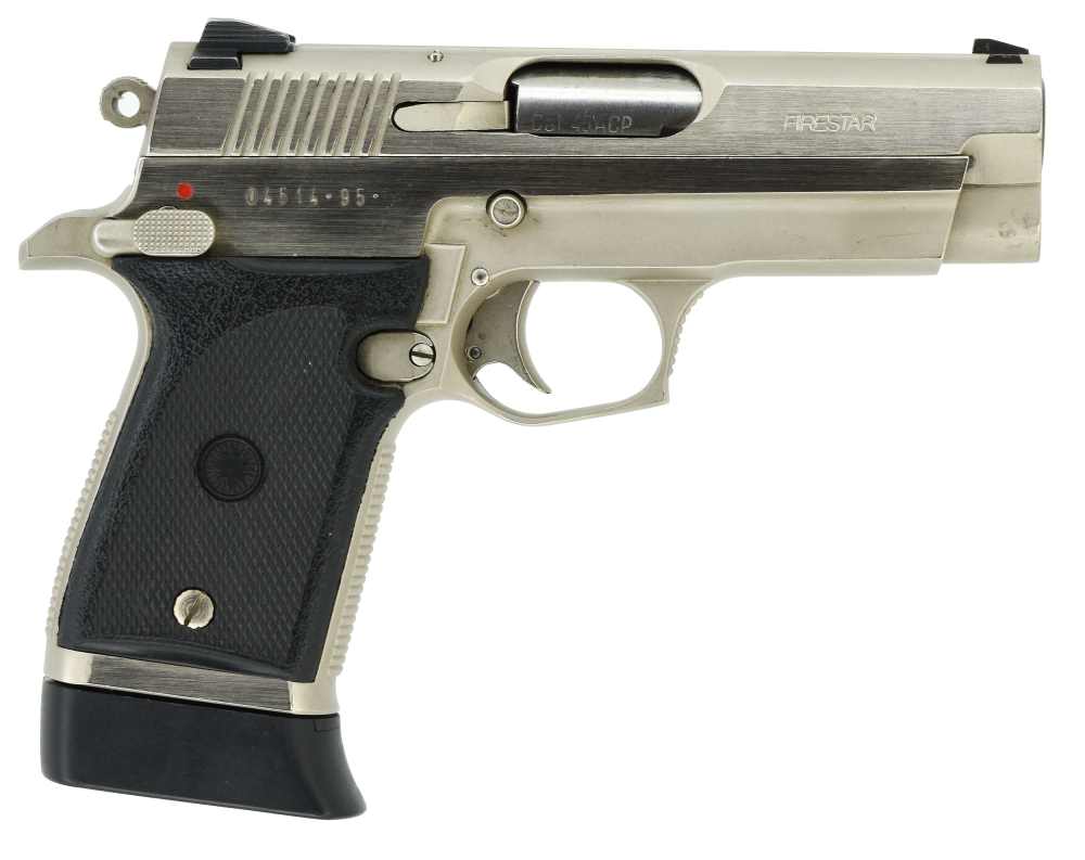 Excellent STAR Firestar M45 .45acp FireStar Nickel Finish Compact pistol -img-2