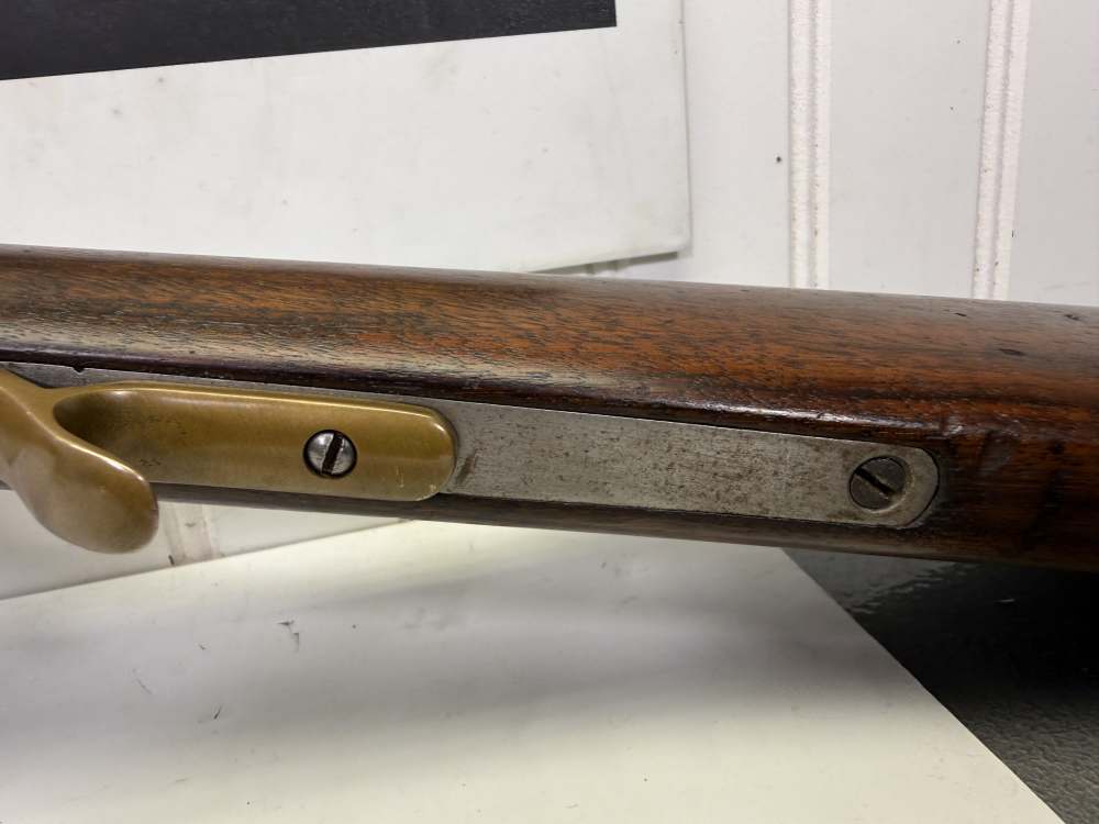 Rare Antique Frank Wesson Single shot 23” barrel .22 Hexagon barrel -img-23
