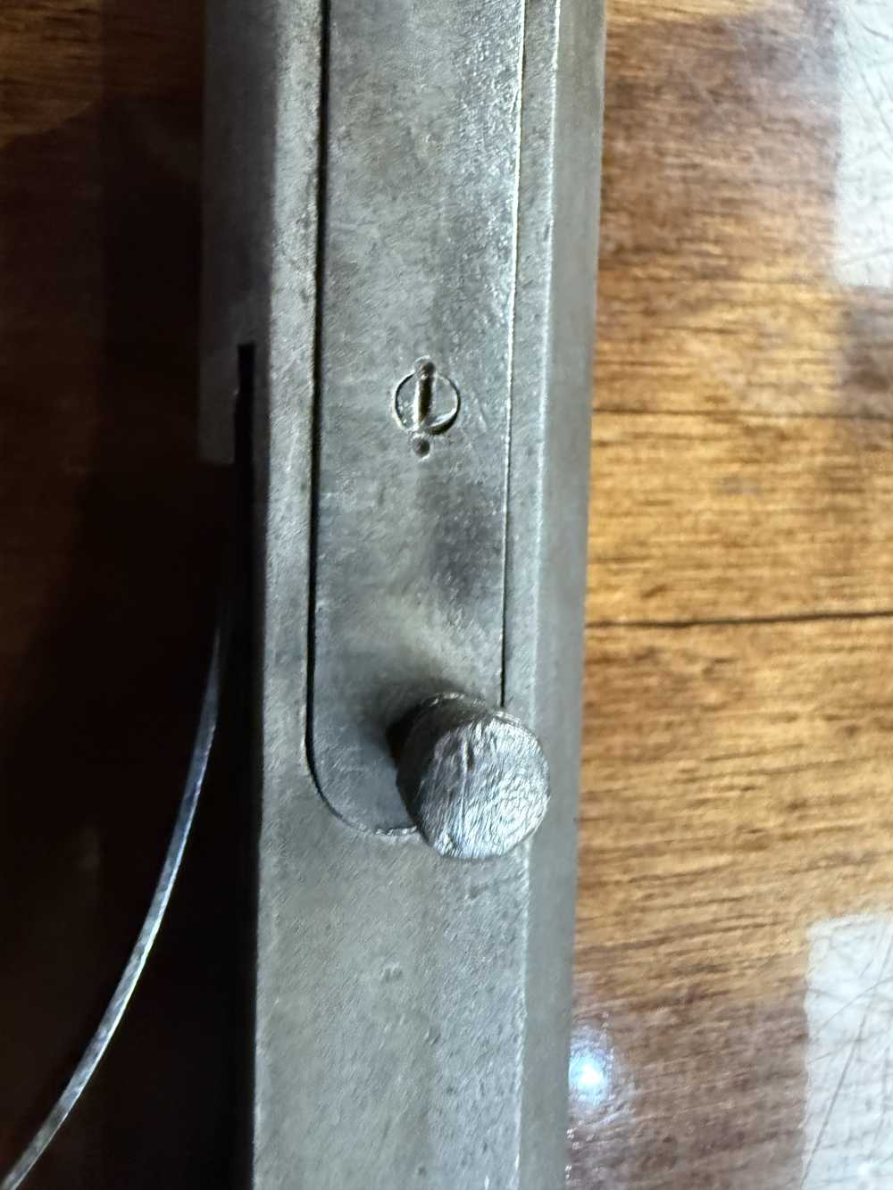 Rare Antique Frank Wesson Single shot 23” barrel .22 Hexagon barrel -img-63