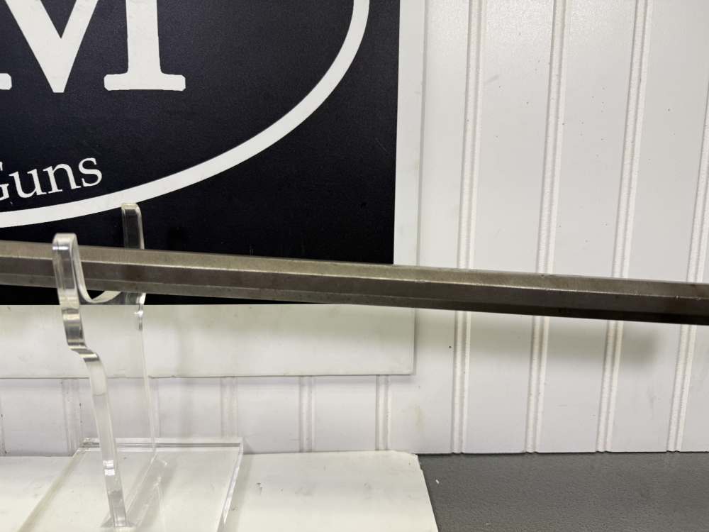 Rare Antique Frank Wesson Single shot 23” barrel .22 Hexagon barrel -img-36