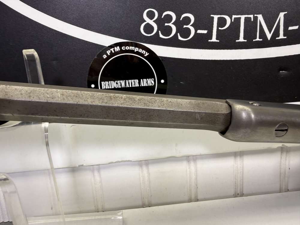 Rare Antique Frank Wesson Single shot 23” barrel .22 Hexagon barrel -img-30