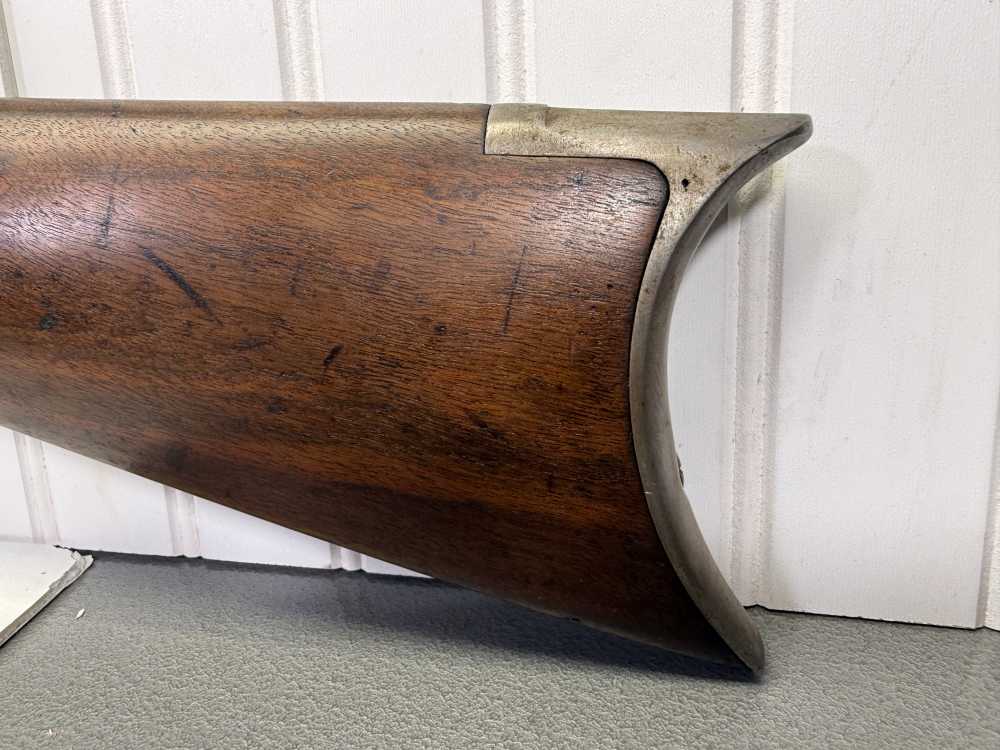 Rare Antique Frank Wesson Single shot 23” barrel .22 Hexagon barrel -img-9