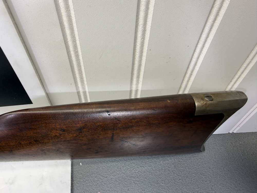 Rare Antique Frank Wesson Single shot 23” barrel .22 Hexagon barrel -img-19