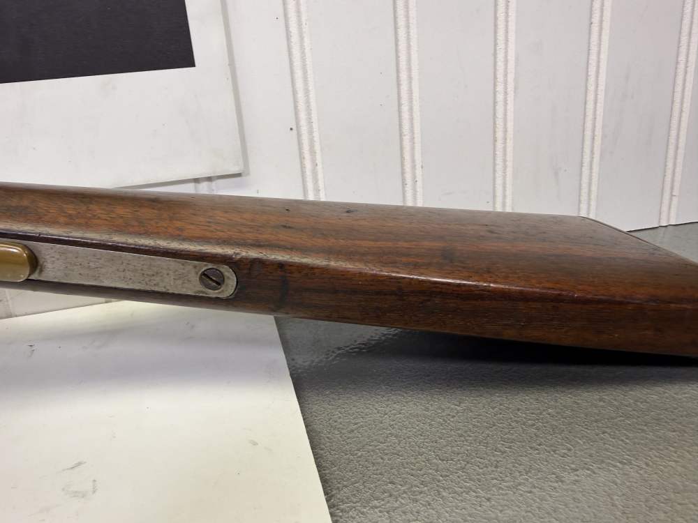 Rare Antique Frank Wesson Single shot 23” barrel .22 Hexagon barrel -img-22