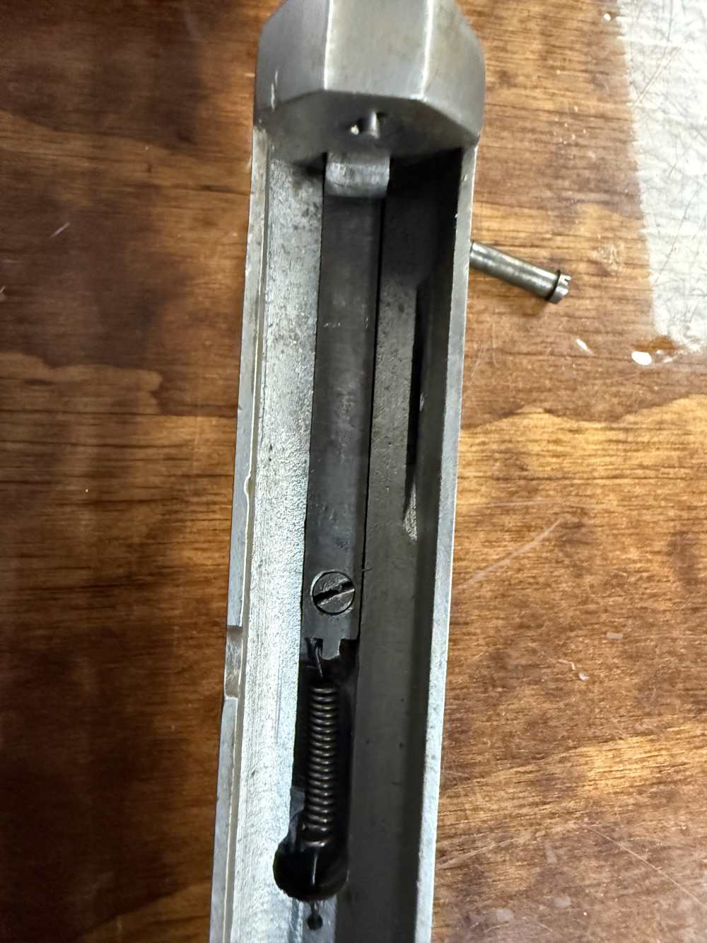 Rare Antique Frank Wesson Single shot 23” barrel .22 Hexagon barrel -img-53