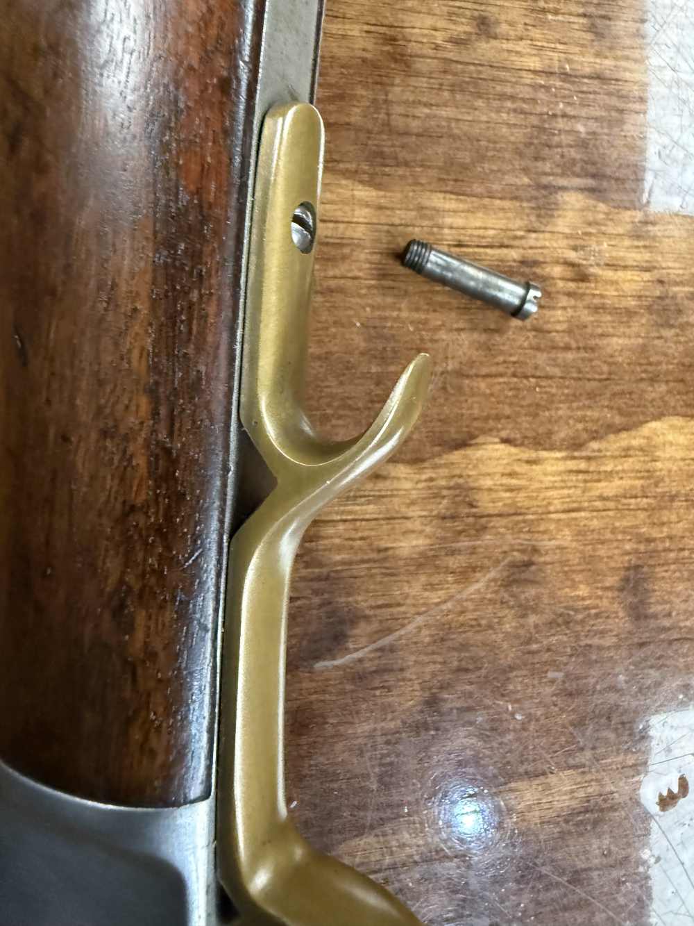 Rare Antique Frank Wesson Single shot 23” barrel .22 Hexagon barrel -img-49