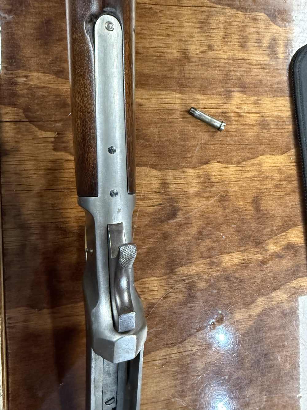 Rare Antique Frank Wesson Single shot 23” barrel .22 Hexagon barrel -img-42