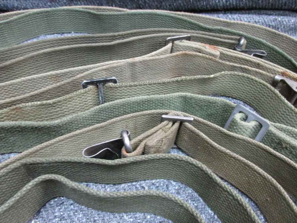 9-WWII TO VIETNAM WAR ERA RIFLE SLINGS-1903, M1 GARAND, M14, COMPLETE-img-11
