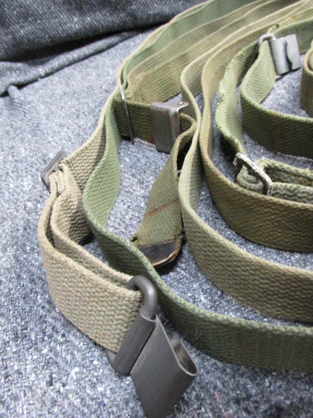 9-WWII TO VIETNAM WAR ERA RIFLE SLINGS-1903, M1 GARAND, M14, COMPLETE-img-8