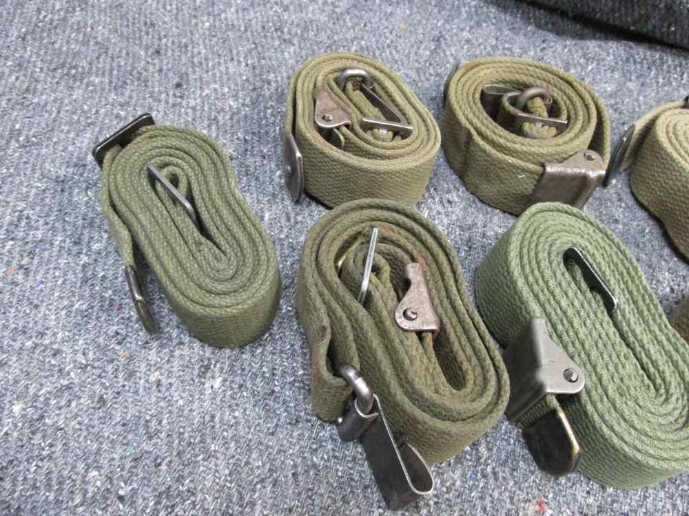 9-WWII TO VIETNAM WAR ERA RIFLE SLINGS-1903, M1 GARAND, M14, COMPLETE-img-2