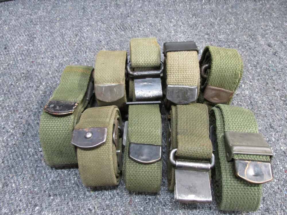 9-WWII TO VIETNAM WAR ERA RIFLE SLINGS-1903, M1 GARAND, M14, COMPLETE-img-3