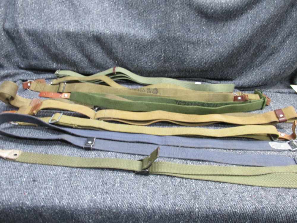8-SOVIET BLOC AK & SKS RIFLE SLINGS FROM VARIOUS COUNTRIES-img-7